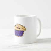 Kawaii Blauwe-bessentaart Koffiemok (Voorkant rechts)