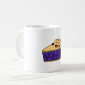 Kawaii Blauwe-bessentaart Koffiemok (Voorkant links)