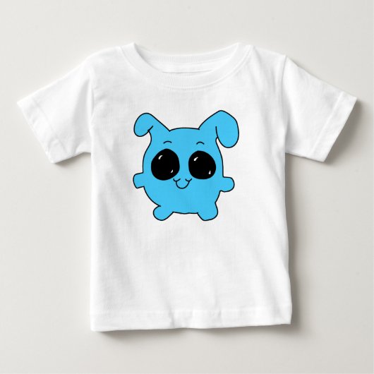 Kawaii Blauwe Konijn (Voorkant)