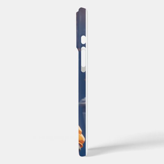 Kawaii Blauwharig kattenmeisje Case-Mate iPhone Case (Achterkant / Links)