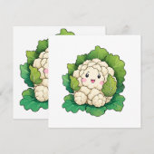 Kawaii Bloemkool (Voorkant / Achterkant)
