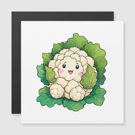 Kawaii Bloemkool (Voorkant / Achterkant)