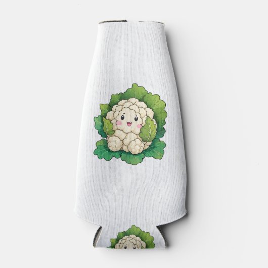 Kawaii Bloemkool Flesjeskoeler (Voorkant)