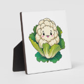 Kawaii Bloemkool Fotoplaat (Voorkant)