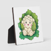 Kawaii Bloemkool Fotoplaat (Voorkant)