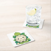 Kawaii Bloemkool Kartonnen Onderzetters (Insitu)