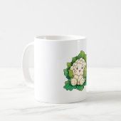 Kawaii Bloemkool Koffiemok (Voorkant links)