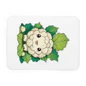 Kawaii Bloemkool Magneet (Horizontaal)