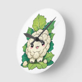 Kawaii Bloemkool Ronde Klok (Hoek)