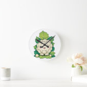 Kawaii Bloemkool Ronde Klok (Huis)