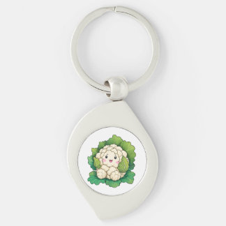 Kawaii Bloemkool Sleutelhanger