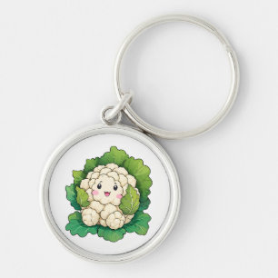 Kawaii Bloemkool Sleutelhanger