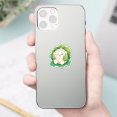 Kawaii Bloemkool Sticker (Telefoon)