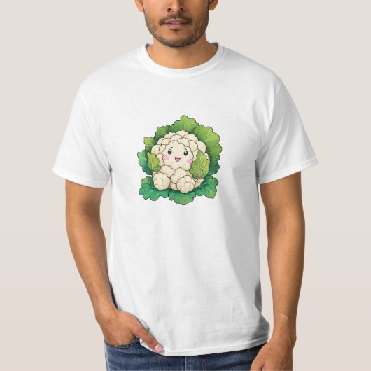 Kawaii Bloemkool T-shirt (Voorkant)