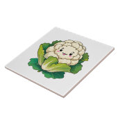 Kawaii Bloemkool Tegeltje (Zijkant)