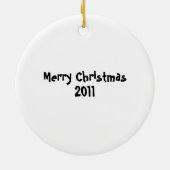 Kawaii Blonde Firefighter Girl Ornament (Achterkant)