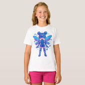 Kawaii Blue Fairy – Cute Magical T-shirt (Voorkant volledig)