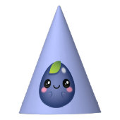 Kawaii Blueberry Feesthoedjes (Voorkant)