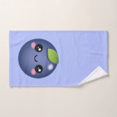 Kawaii Blueberry Hand Towel Handdoek (Handdoek)