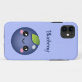 Kawaii Blueberry Hoesje-Mate iPhone Case (Achterkant (horizontaal))
