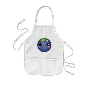 Kawaii Blueberry Kinder Schort