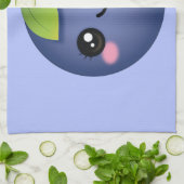 Kawaii Blueberry Kitchen Towel Theedoek (Gevouwen)