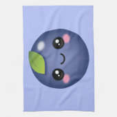 Kawaii Blueberry Kitchen Towel Theedoek (Verticaal)