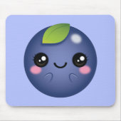 Kawaii Blueberry Muismat (Voorkant)