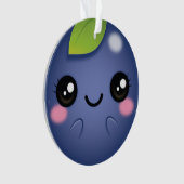 Kawaii Blueberry Ornament (voorkant)