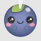 Kawaii Blueberry Ornament (voorkant)