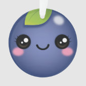 Kawaii Blueberry Ornament (voorkant)