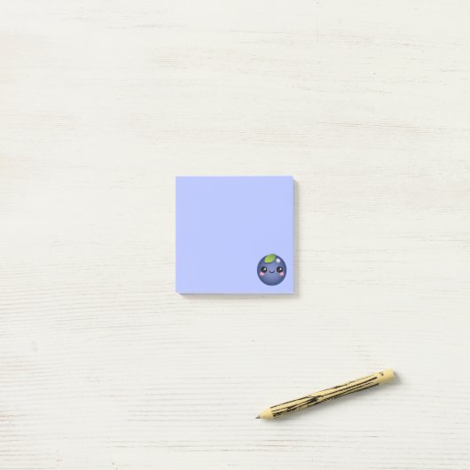 Kawaii Blueberry Post-it Notes (Op bureau)