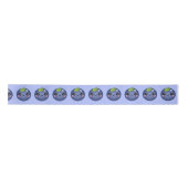 Kawaii Blueberry Satin Ribbon Satijnen Lint (Voorkant)