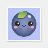Kawaii Blueberry Servet (Voorkant)