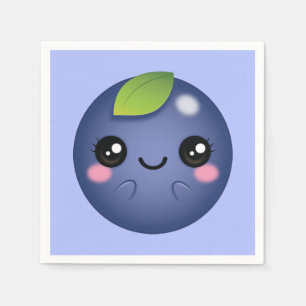 Kawaii Blueberry Servet