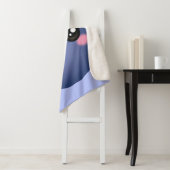 Kawaii Blueberry Sherpa Blanket Deken (In situ)