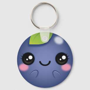 Kawaii Blueberry Sleutelhanger