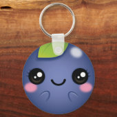 Kawaii Blueberry Sleutelhanger (Voorkant)