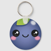 Kawaii Blueberry Sleutelhanger (Voorkant)