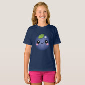 Kawaii Blueberry T-shirt (Voorkant volledig)