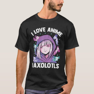 Kawaii Blushing otaku Girl - Ik hou van anime en A T-shirt
