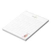 Kawaii boba bubble thee gepersonaliseerde best-tea notitieblok (Linkerzijde)