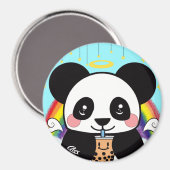 Kawaii Boba Panda Beer Magnet (Voorkant / Achterkant)