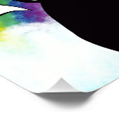 Kawaii Boba Panda Beer Perfect Poster (Hoek)