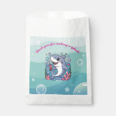 Kawaii Boba Shark "Ocean Vibes" onder het Zee Bedankzakje (Voorkant)