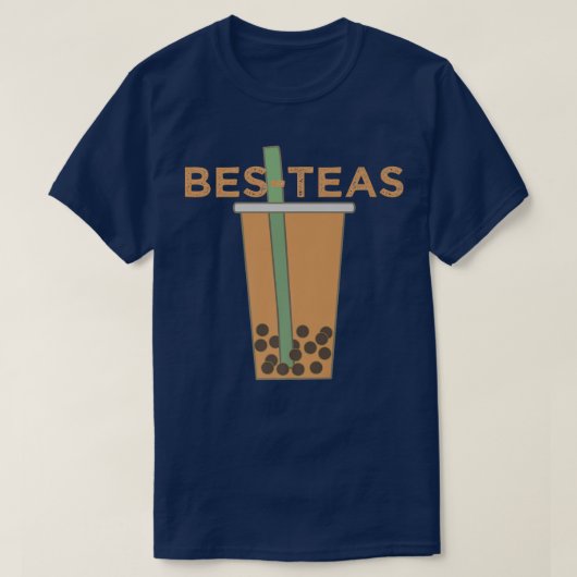 Kawaii Boba Tea Bes Teas Bubble Tea  1129 T-shirt (Design voorkant)