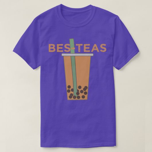 Kawaii Boba Tea Bes Teas Bubble Tea  1129 T-shirt (Design voorkant)