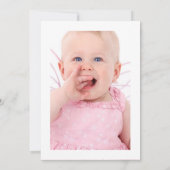 Kawaii Boba Tea Eerste Verjaardag Party Foto Kaart (Achterkant)