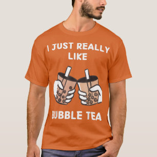 Kawaii Boba Tea Ik hou echt van kletsnubbelthee T-shirt