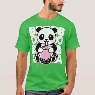 Kawaii Boba-thee Schattige Panda Kawaii Bubble-th T-shirt
